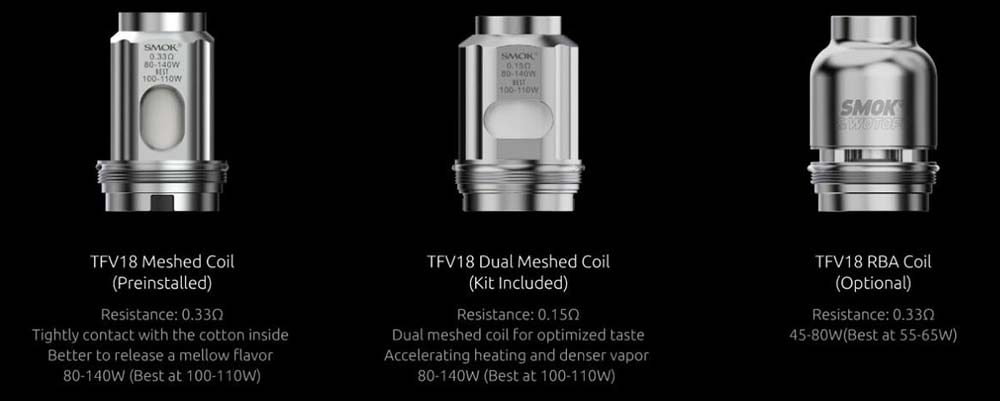 Smok TFV18 Replacement Mesh Coils